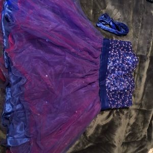 Strapless homecoming/prom dress